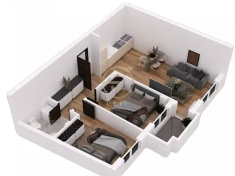 Sale, three bedroom apartment, 54m², Telep, Novi Sad Sve Podlokacije - image 1