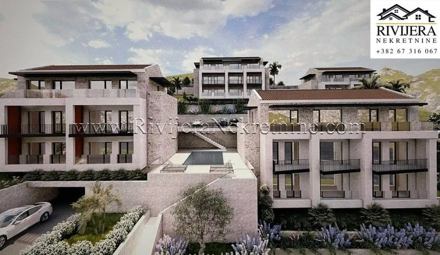 Prodaja, jednosoban stan, 55m², Muo, Kotor