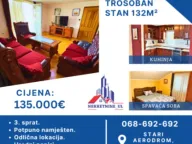 Prodaja, trosoban stan, 132m², Stari Aerodrom, Podgorica - image 1