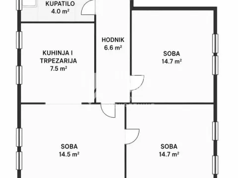Sale, three bedroom apartment, 60m², Karaburma, Palilula Sve Podlokacije - image 9