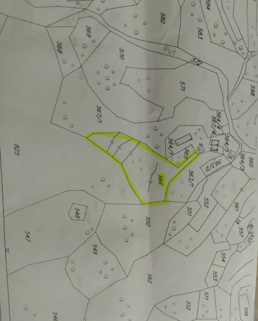 Prodaja, plac, 3516m², Bjeloši, Cetinje