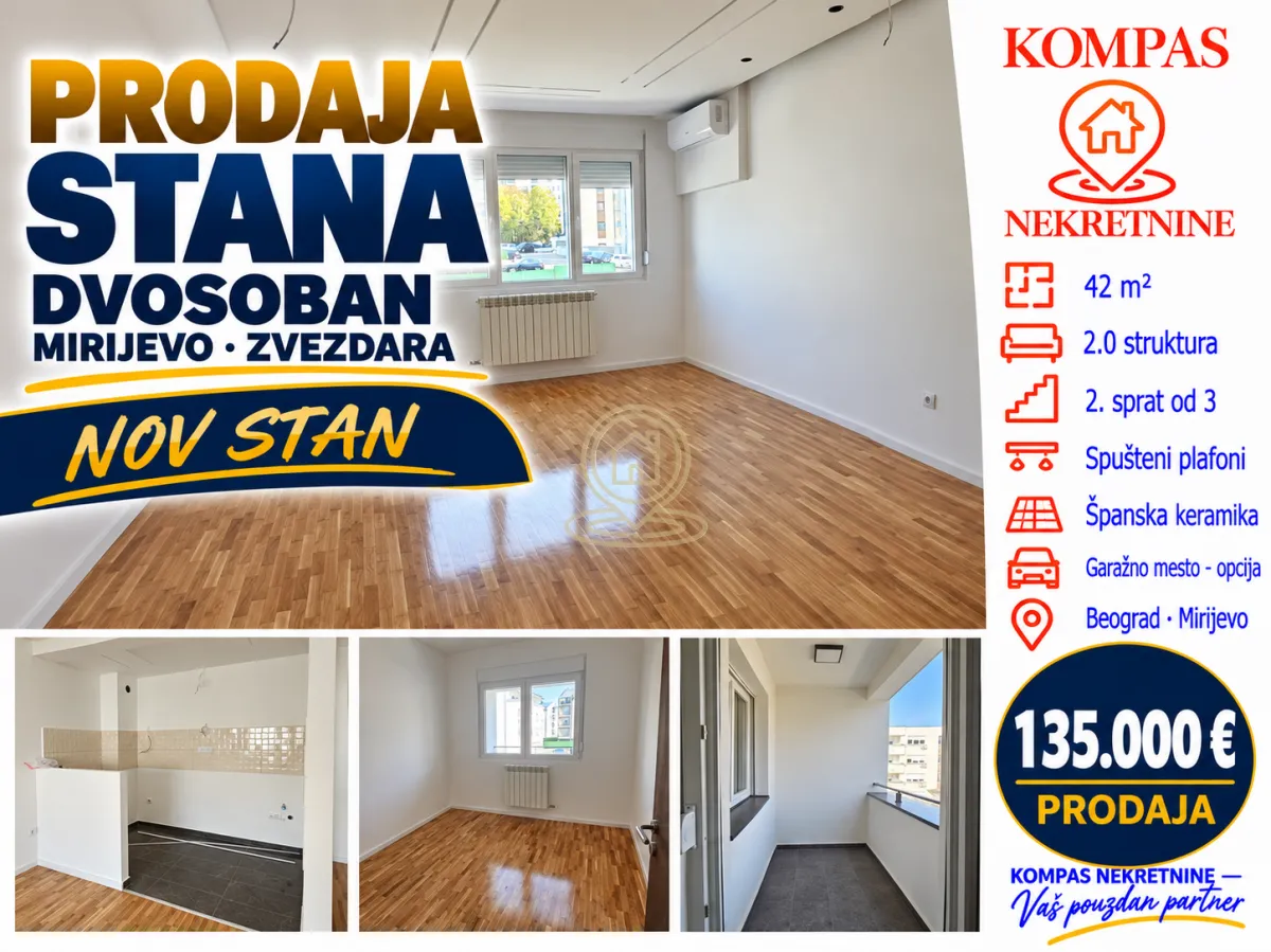 Pregled različitih prostorija i detalja stana u izgradnji sa parketom i pločicama.