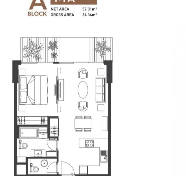 Prodaja, stan, 65m², Budva, Crna Gora