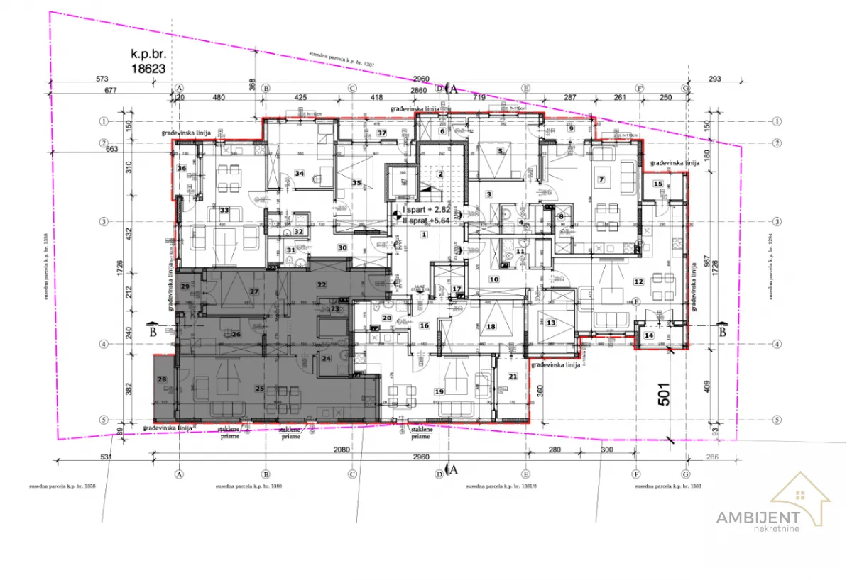 Sale, two bedroom apartment, 58m², Pančevo, Srbija