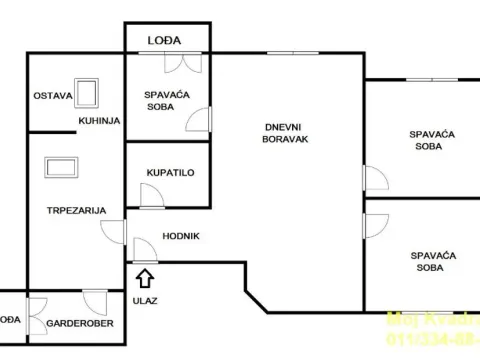 Sale, four bedroom apartment, 110m², Filmski Grad, Beograd - image 18