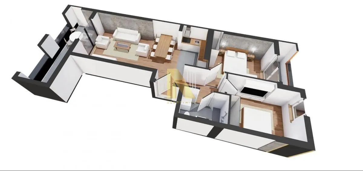 Prodaja, trosoban stan, 75m², Centar, Novi Sad