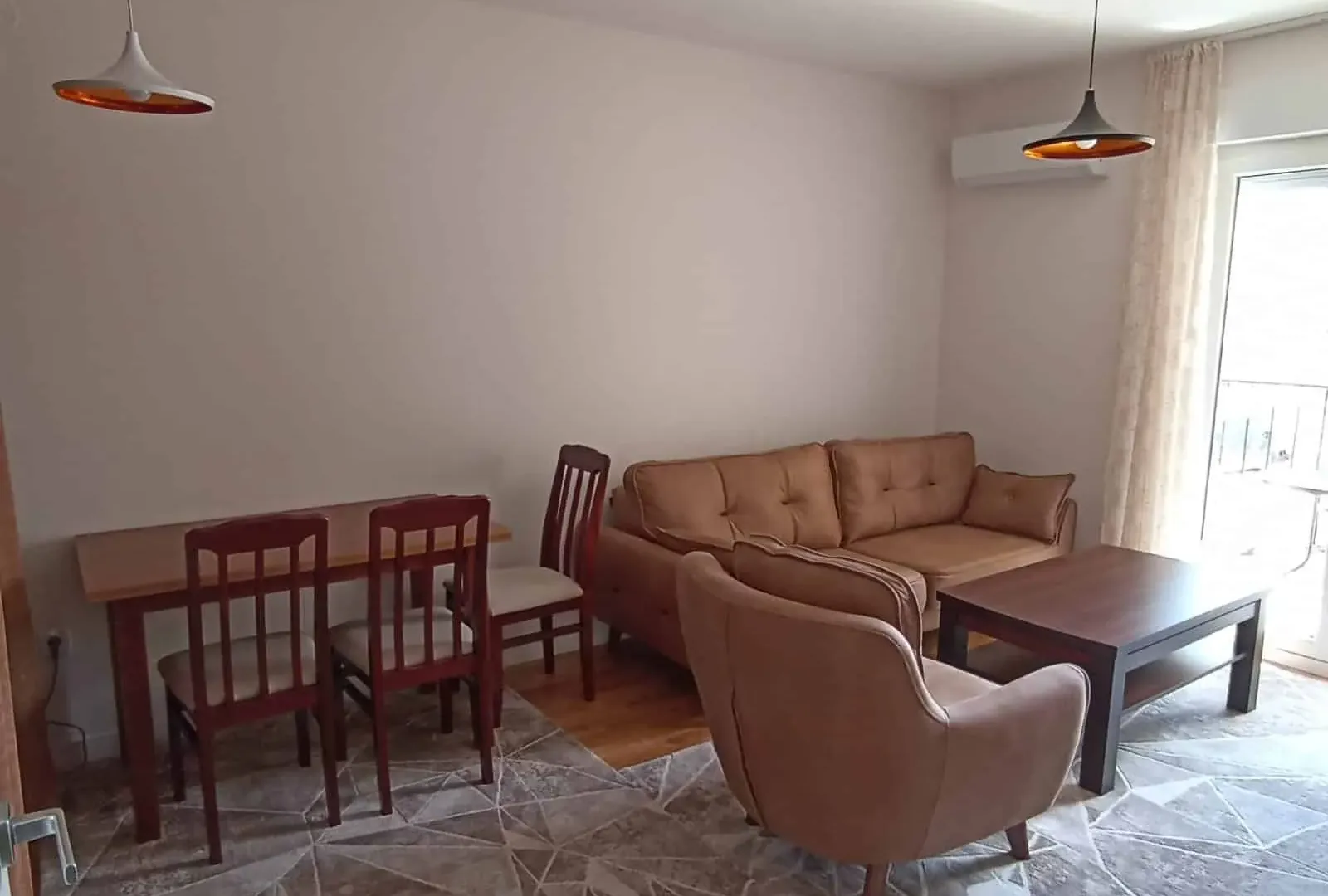 Rent, one bedroom apartment, 42m², Pobrežje, Podgorica