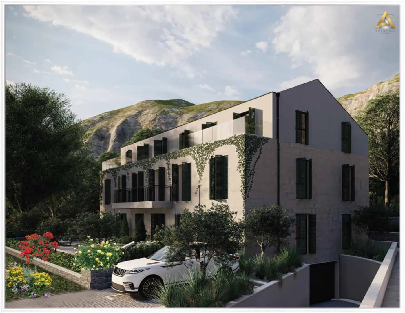 Prodaja, dvosoban stan, 38m², Prčanj, Kotor