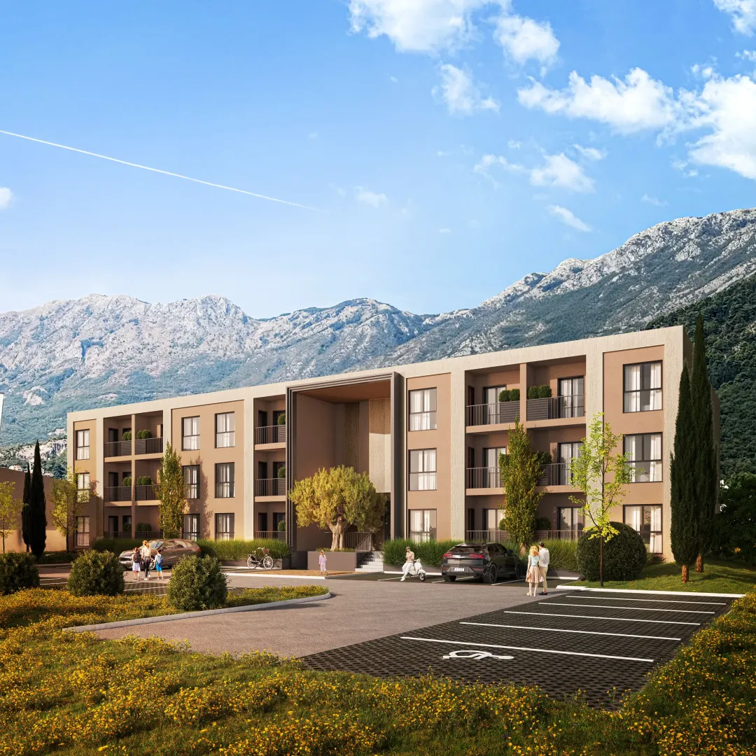 Prodaja, jednosoban stan, 52m², Radanovići, Kotor