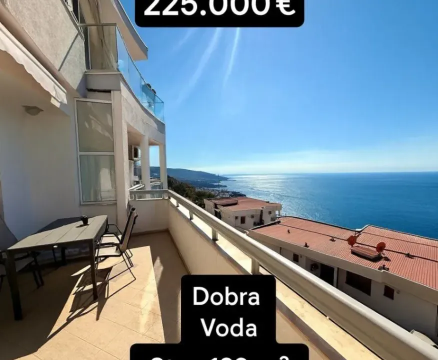 Sale, three bedroom apartment, 129m², Dobre Vode, Bar