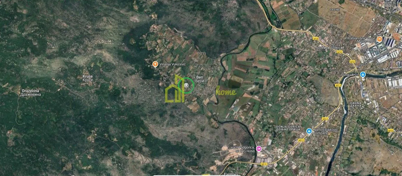 Prodaja, plac, 4314m², Beri, Podgorica