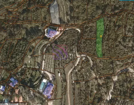 Katastarski plan prikazuje lokaciju zemljišta sa ucrtanim granicama parcela. - image 3