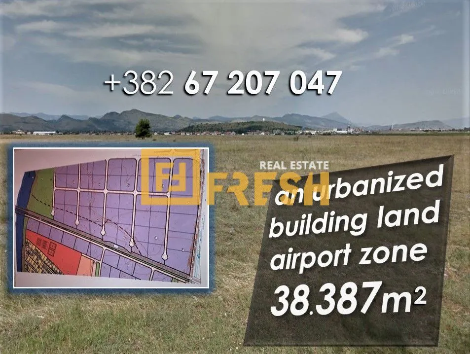 Prodaja, plac, 38387m², Ostalo, Podgorica