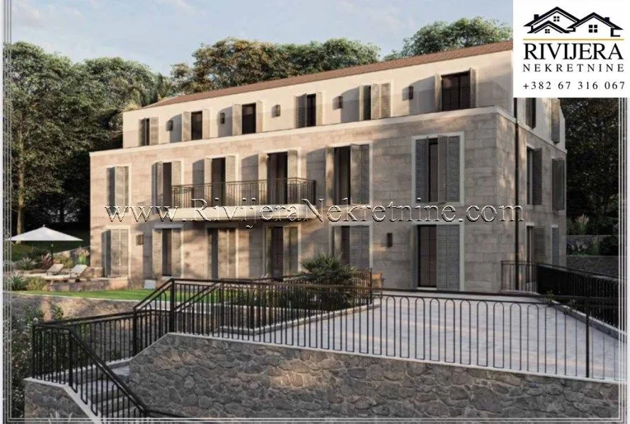 Prodaja, dvosoban stan, 67m², Prčanj, Kotor