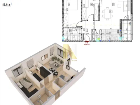Prodaja, jednosoban stan, 60m², Sremska Kamenica, Petrovaradin - image 2