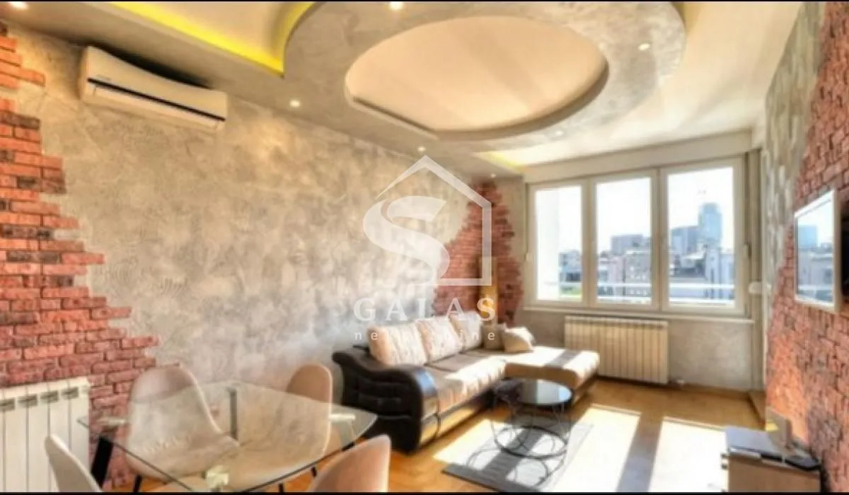 Izdavanje, dvosoban stan, 55m², Savski Venac, Beograd