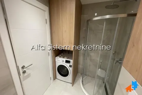 Kupatilo sa tuš kabinom i ugrađenom veš mašinom. - image 6