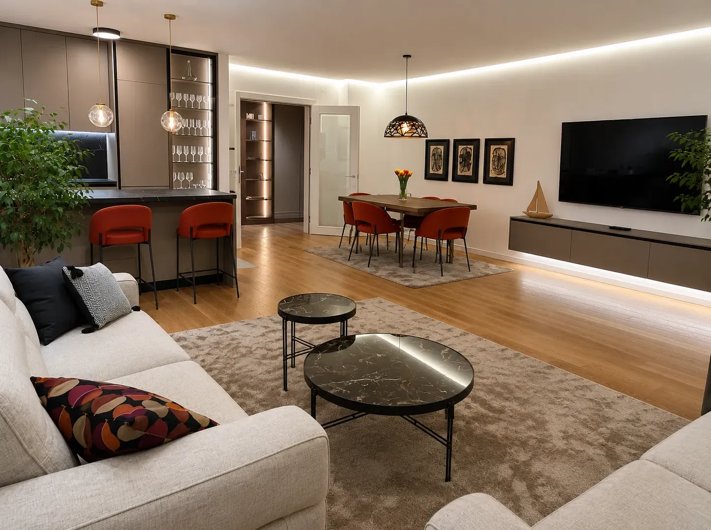 Rent, two bedroom apartment, 108m², Central Point, Podgorica