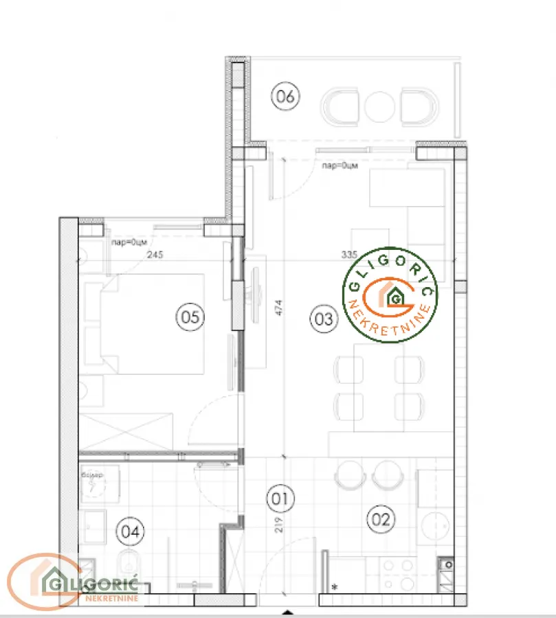 Prodaja, dvosoban stan, 40m², Surčin, Beograd