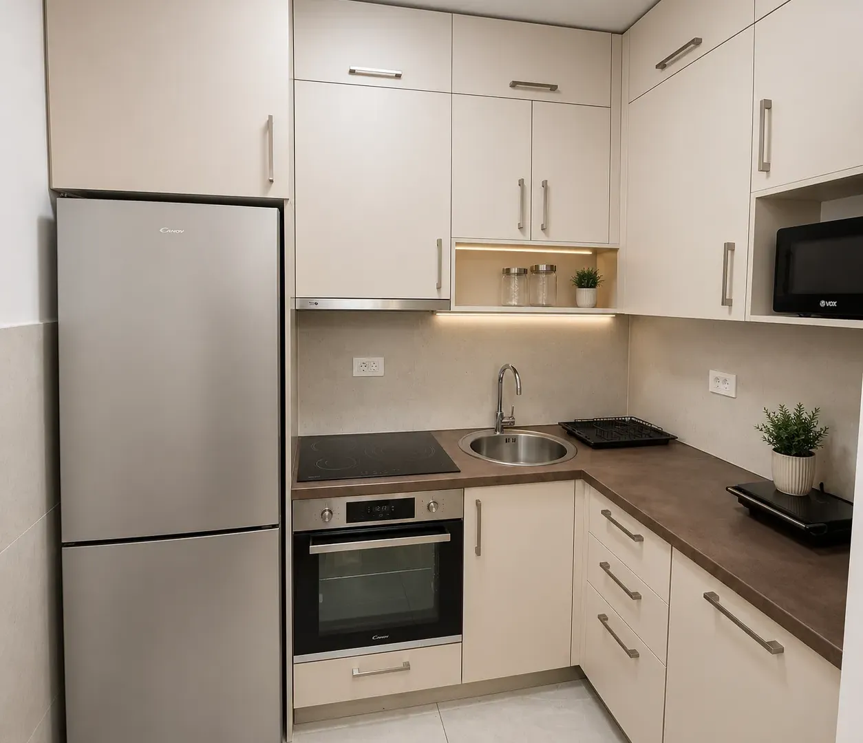Rent, one bedroom apartment, 47m², Central Point, Podgorica