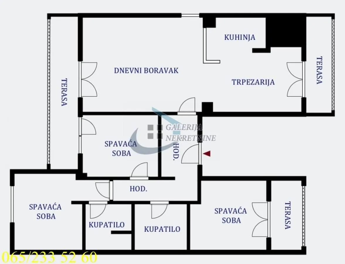 Prodaja, četvorosoban stan, 123m², Čukarica, Beograd