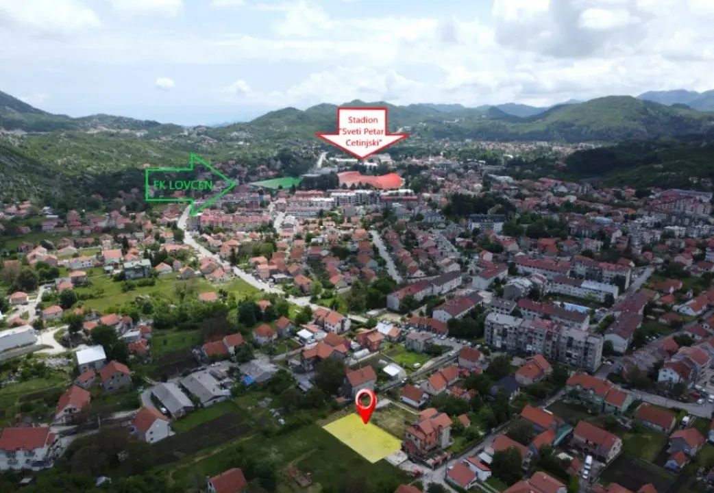 Sale, land lot, 561m², Cetinje, Crna Gora