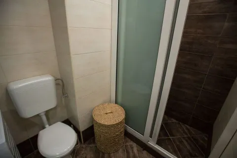 Manje kupatilo sa tuš kabinom i toaletom. - image 10