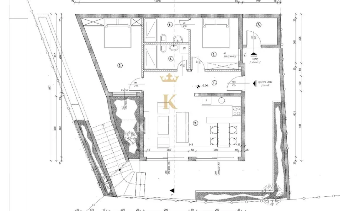 Sale, two bedroom apartment, 77m², Radovići, Tivat