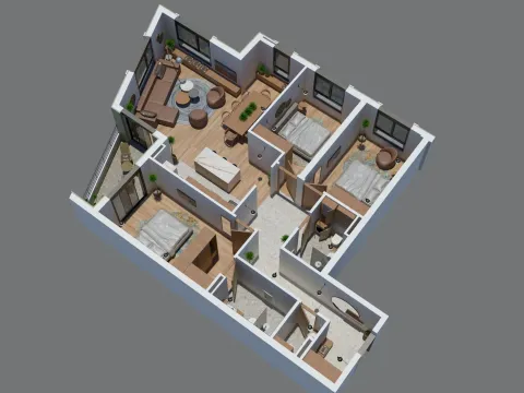 Sale, three bedroom apartment, 115m², Zabjelo, Podgorica - image 4