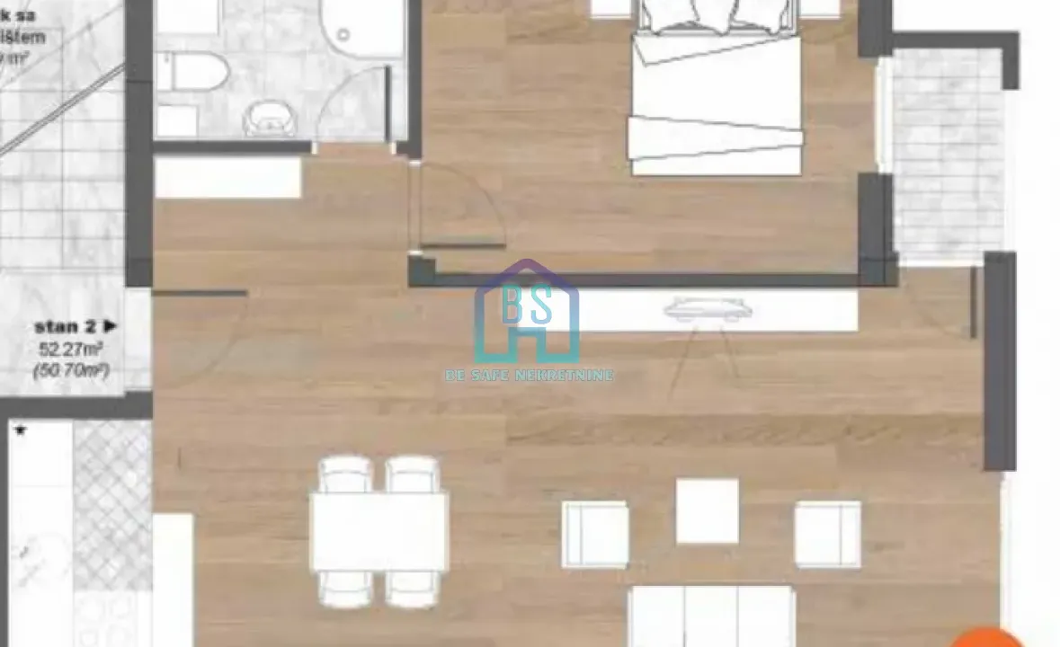 Prodaja, jednosoban stan, 51m², Telep, Novi Sad Sve Podlokacije