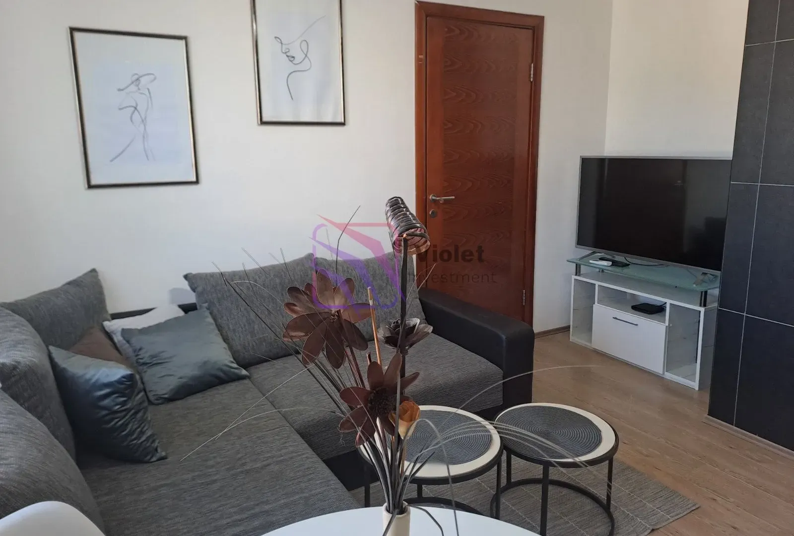 Rent, one bedroom apartment, 45m², Centar, Podgorica