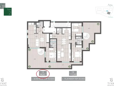 Sale, one bedroom apartment, 89m², Centar, Tivat - image 7