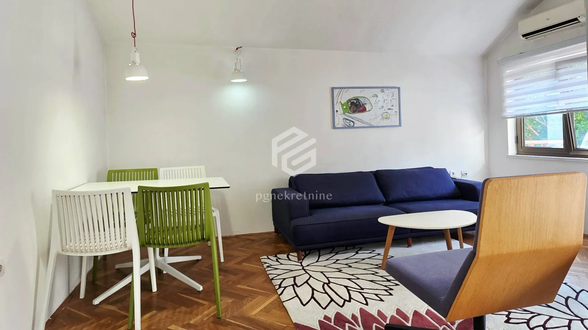 Rent, one bedroom apartment, 35m², Momišići, Podgorica