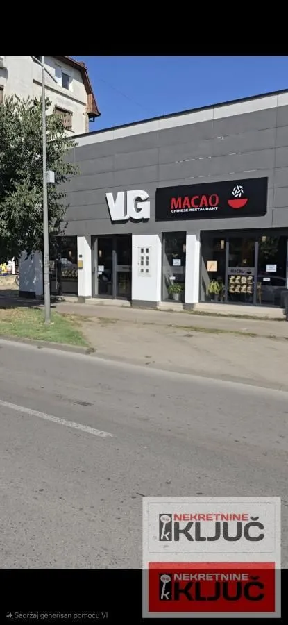 Izdavanje, ugostiteljski objekat, 200m², Sajmište, Novi Sad