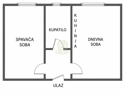 Osnova stana sa rasporedom prostorija. - image 9