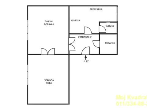 Prodaja, dvosoban stan, 62m², Cvetni Trg, Vračar Sve Podlokacije - image 12