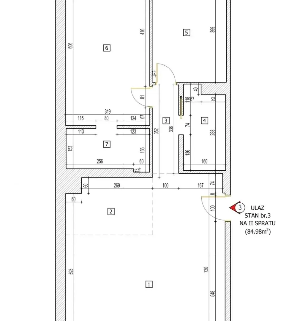 Rent, three bedroom apartment, 85m², Vukov Spomenik, Zvezdara Sve Podlokacije