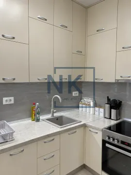 Moderna kuhinja sa ugradnim elementima i sudoperom. - image 4