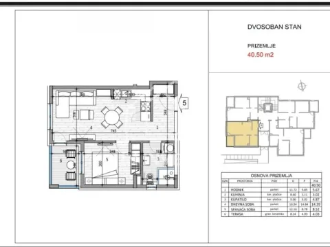 Sale, two bedroom apartment, 40m², Užice, Srbija - image 2