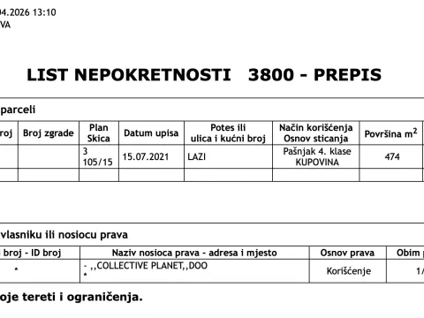 Prodaja, plac, 474m², Lazi, Budva - image 4