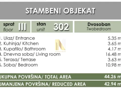 Prodaja, jednosoban stan, 43m², Grbavica, Novi Sad Sve Podlokacije - image 3