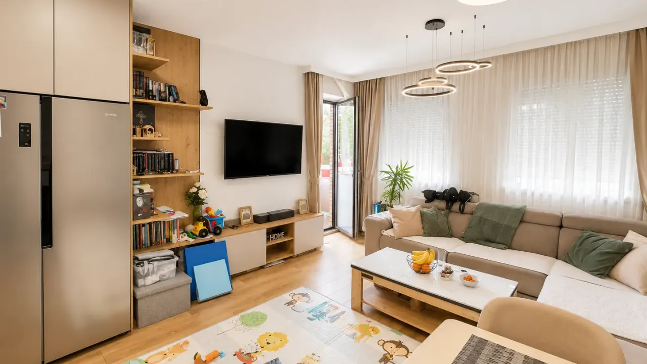 Sale, one bedroom apartment, 45m², Stari Aerodrom, Podgorica