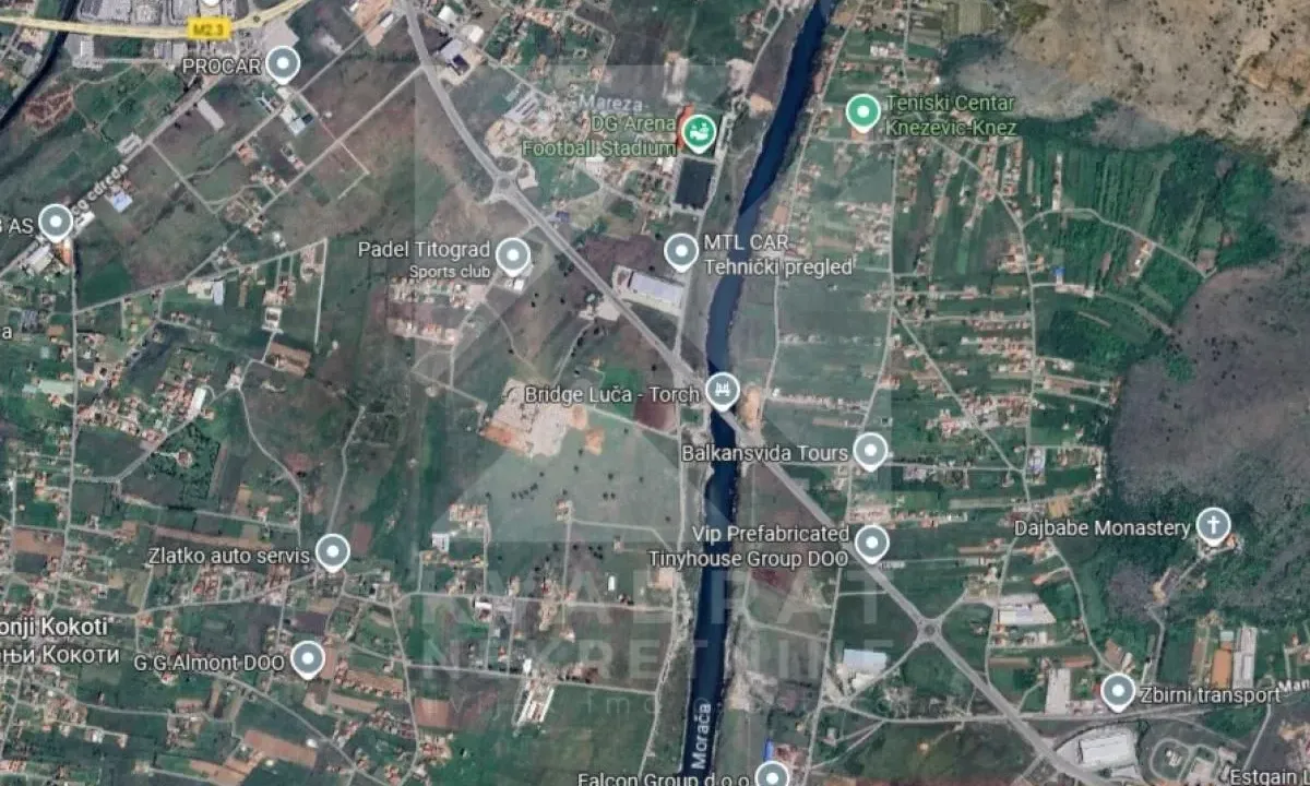 Prodaja, plac, 6000m², Donji Kokoti, Podgorica