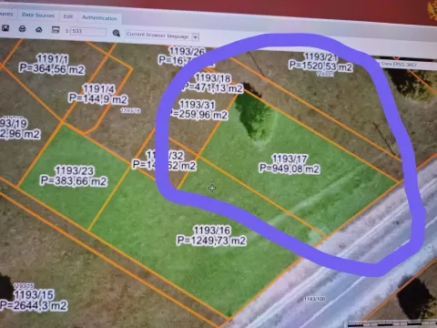 Zemljište in Pošćenski Kraj