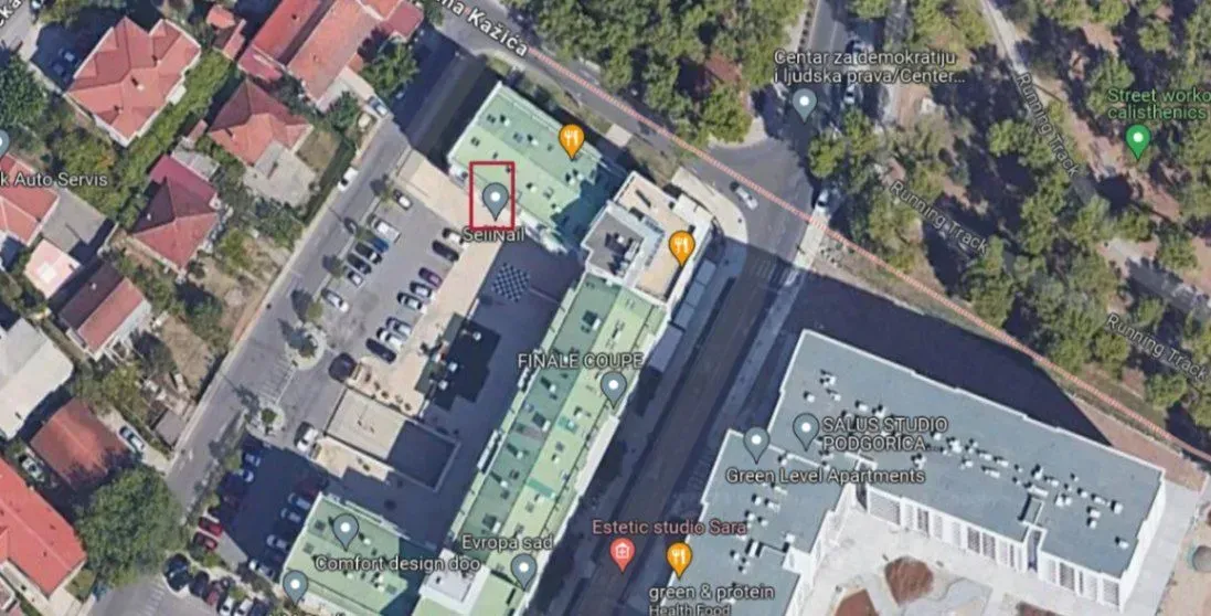 Rent, one bedroom apartment, 59m², Central Point, Podgorica