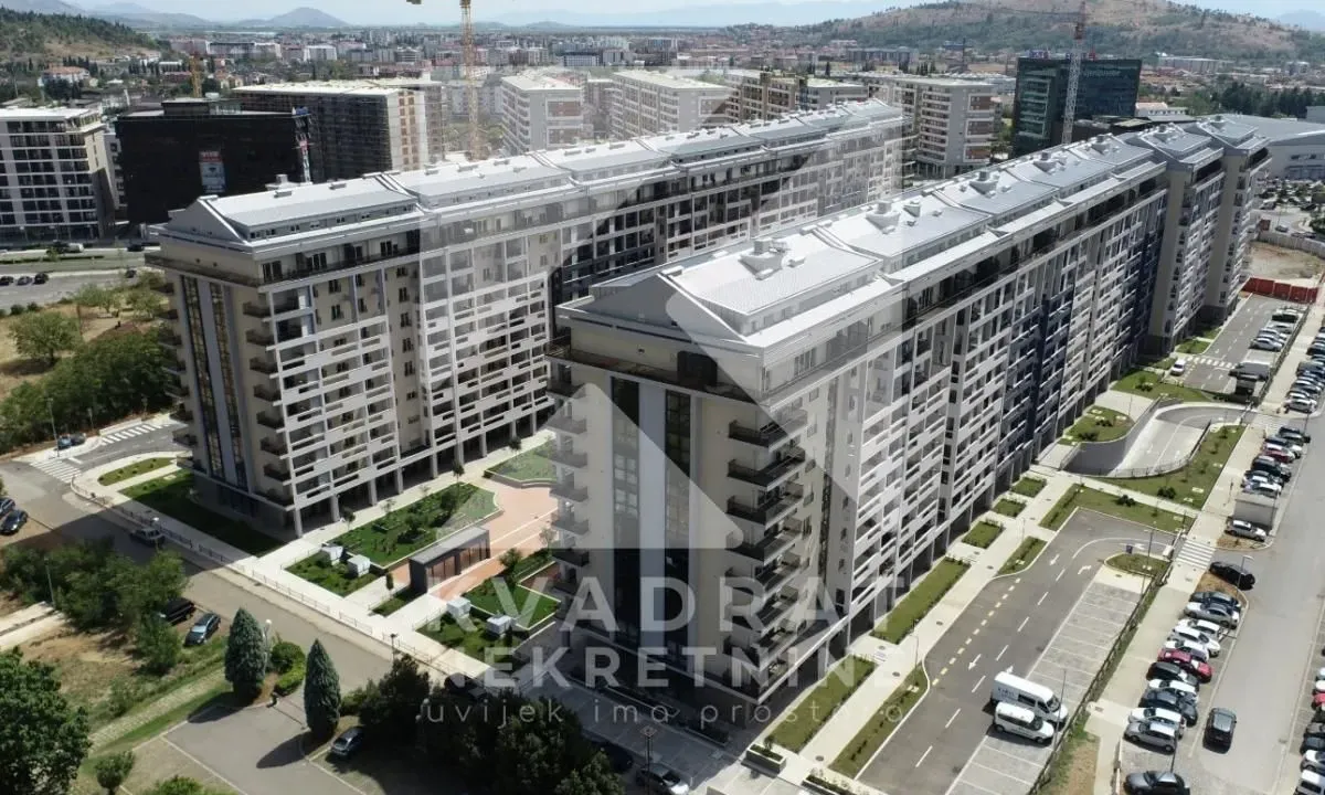 Rent, one bedroom apartment, 48m², Master Kvart, Podgorica