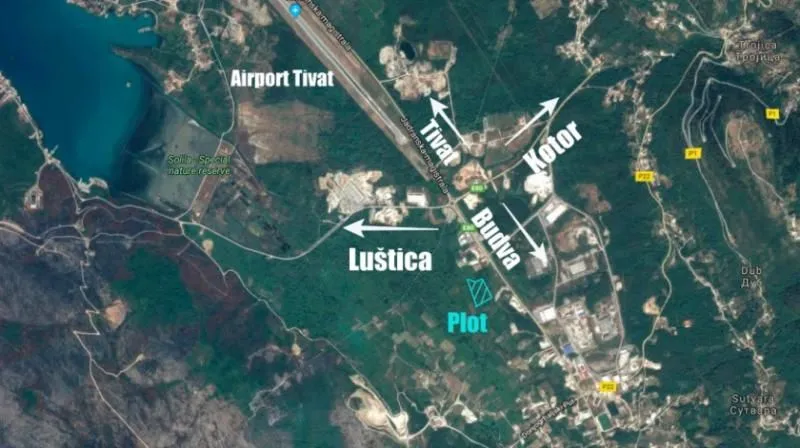 Sale, land lot, 9800m², Lješevići, Kotor