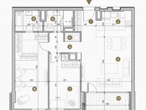 Izdavanje, trosoban stan, 88m², Savski Venac, Beograd - image 5