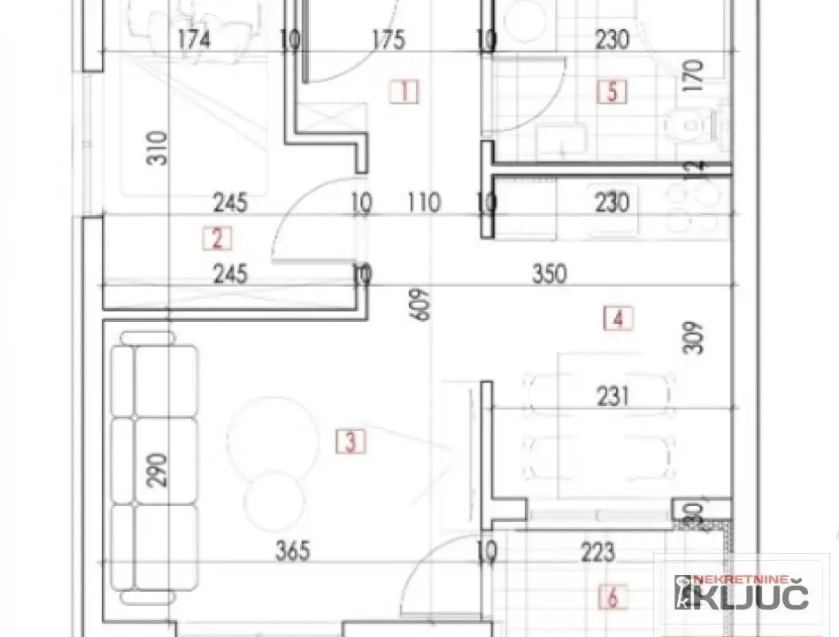 Prodaja, dvosoban stan, 35m², Karagača, Petrovaradin