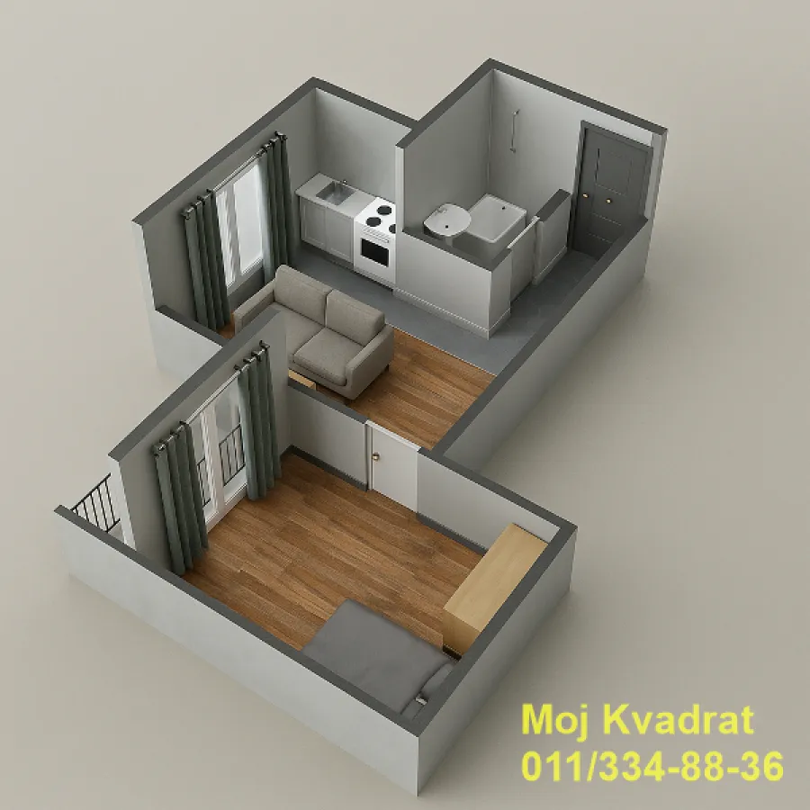 Prodaja, jednosoban stan, 38m², Hadzipopovac, Palilula Sve Podlokacije